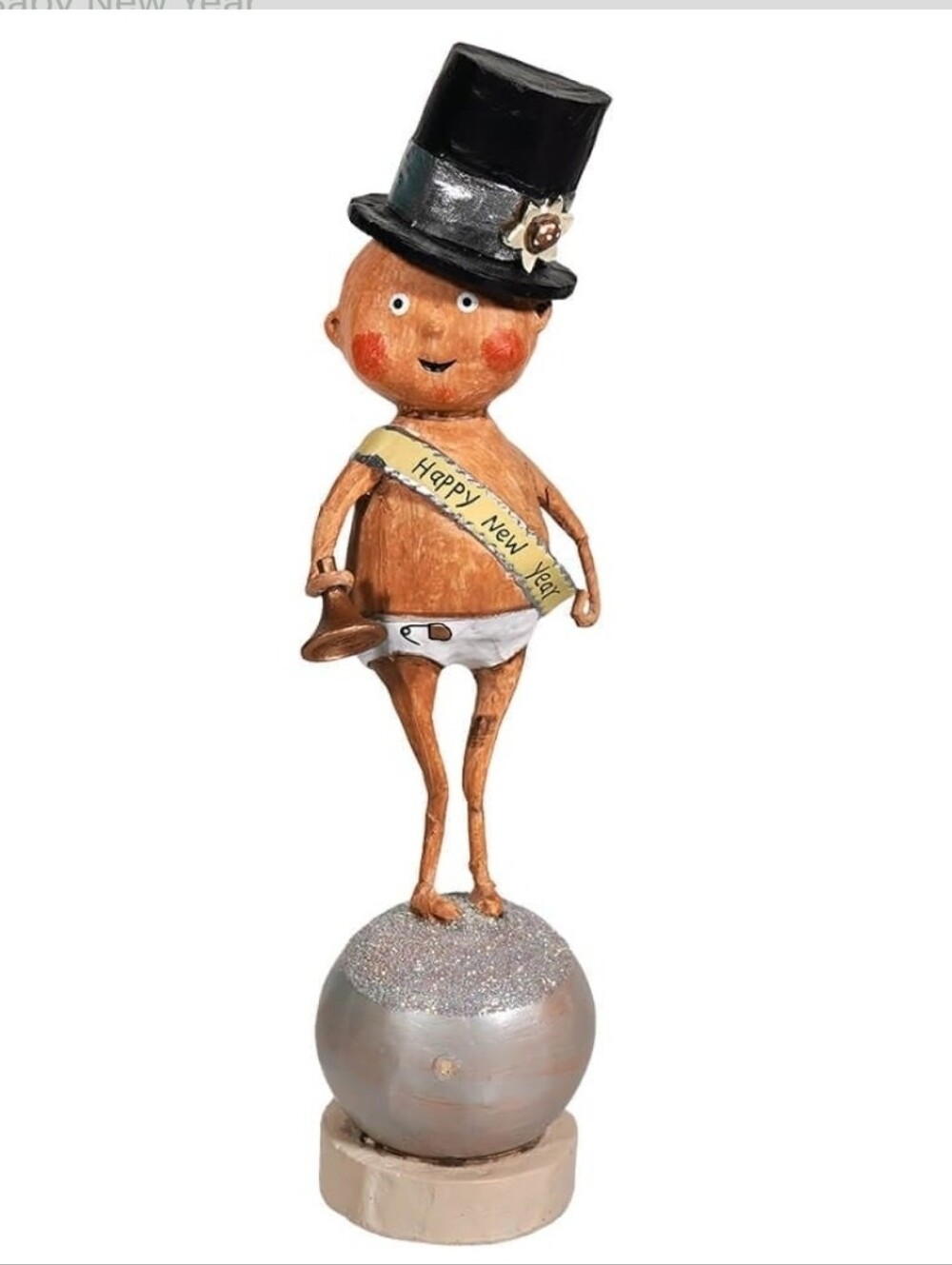 New! Lori Mitchell, Baby New Year Figurine